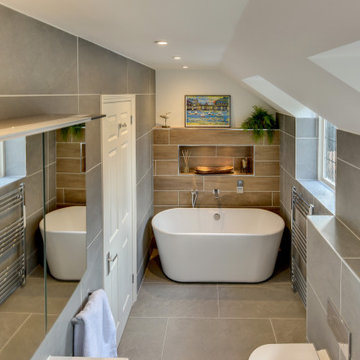 Grey Bathroom in Storrington, West Sussex