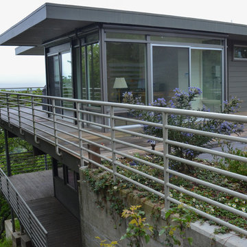 Garden for  a modern house