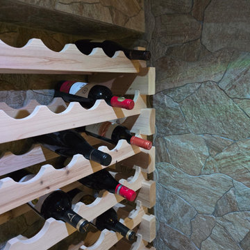 Full Basement renovation with exercise room, wine cellar, TV room and Sauna