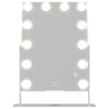 Hollywood XL Tri Tone LED Makeup Mirror, White