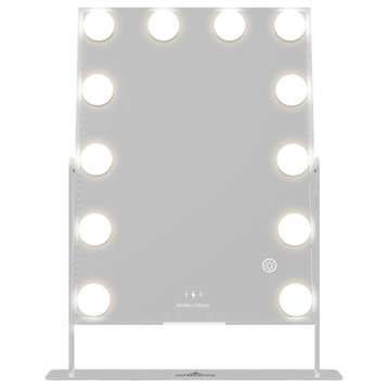 Hollywood XL Tri Tone LED Makeup Mirror, White