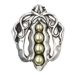 Inviting Home Inc. - Peapod Knobs, Brilliant Pewter - Cabinet And Drawer Knobs