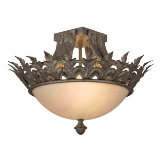 16W Hampton Flushmount - French Country - Flush-mount Ceiling Lighting ...