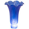 4 Wide X 6 High Blue Pond Lily Shade