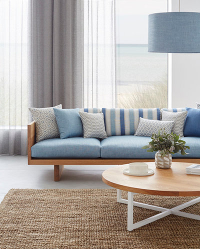Contemporary Living Room by Warwick Fabrics