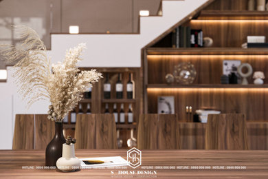 Example of a minimalist home design design in Other