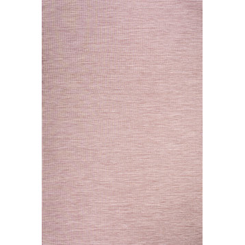 Ethan Modern Flatweave Solid, Pink, 9 X 12