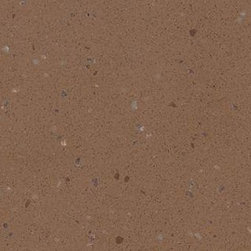 Corian&reg; Suede is a deep warm brown of old copper with randomly spaced particles. - Products