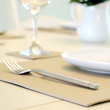 High End Leather Placemats and Coasters