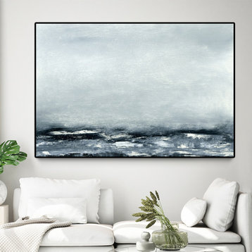 "Sea View IV" Oversized Framed Canvas, 40" 60"