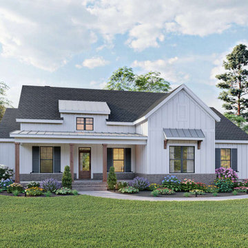 Modern Farmhouse Plan 009-00293 (Exclusive)