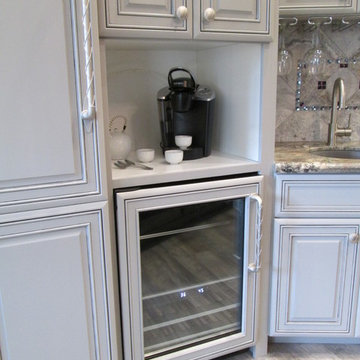 Elegant Gray Transitional Kitchen