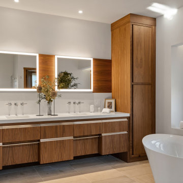 Modern East Asian inspired Bathroom