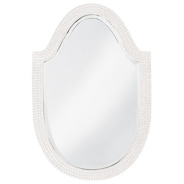 Lancelot Arched Mirror, Glossy White