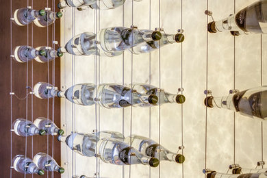 Inspiration for a transitional wine cellar remodel in Toronto