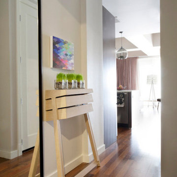 Kitchen Island Stamen Pendants Featured in Designer's Sustainable Starter Apartm
