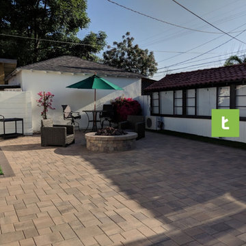 Backyard Remodel, Paver Installation in Valley Village, CA