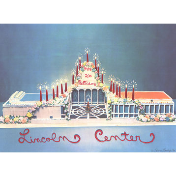 Larry Rivers "20th Anniversary Of Lincoln Center" 1979, Lithograph Art