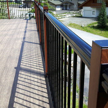 Beautiful Deck that Emulates Wood Grains but Needs No Maintenance