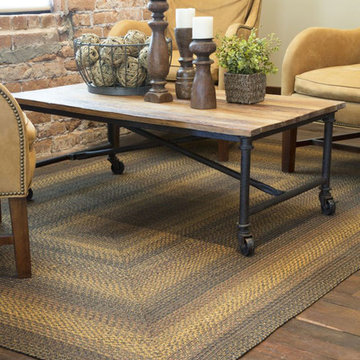 Homespice Decor Salem Primitive Jute Braided Rugs