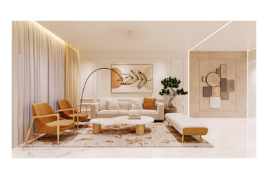 Living Room | Penthouse | Simple Elegance | Artis Interiorz