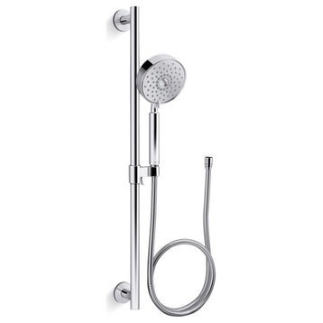 Kohler Purist 1.75GPM Handshower Kit With Air-Induct Tech, Polished Chrome