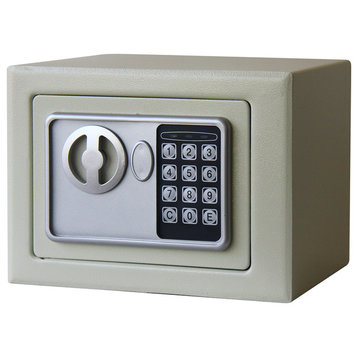 Electronic Deluxe Digital Steel Safe, Gray