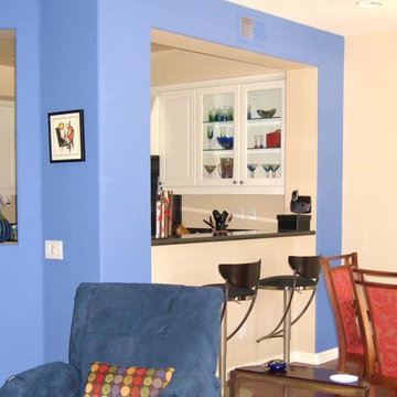 Carlsbad CA, Contemporary Colorful Condo