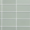 Bodesi Ethereal 3x6 Solid Color Subway Mosaic Glass Tile 3x6 Sample (Qty 4)