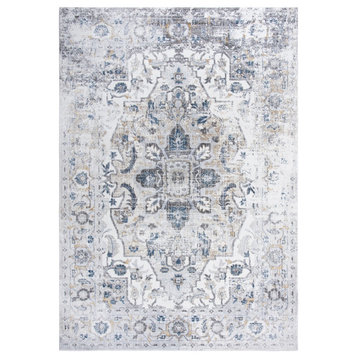 Rizzy Home BRS104 Bristol Area Rug 2'7"x8' Beige