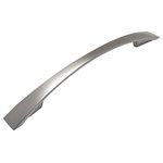 Cosmas - Cosmas 5&rdquo; CTC (128mm) Satin Nickel Modern Arch Cabinet Pull - 5" (128mm) Hole Centers