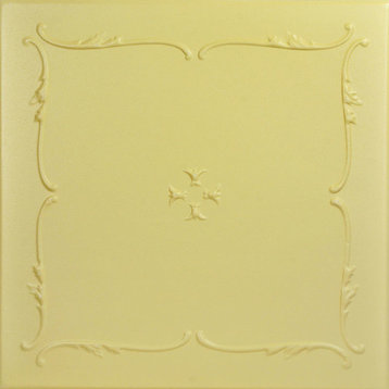 Spring Buds, Styrofoam Ceiling Tile 20"x20", #R 05, Concord Ivory