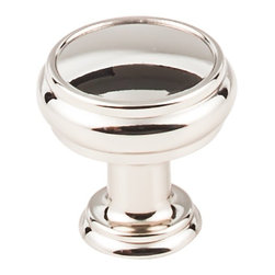 Top Knobs - Eden Medium Knob, 1 3/16", Polished Nickel - Cabinet And Drawer Knobs