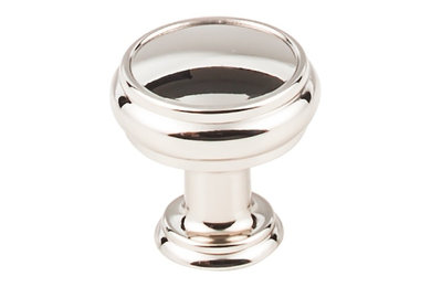 Eden Medium Knob, 1 3/16", Polished Nickel