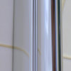 ClearShield Semi-Frameless Shower Door, Polished Silver Pivot, Round Corner