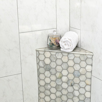 Peaceful master bathroom