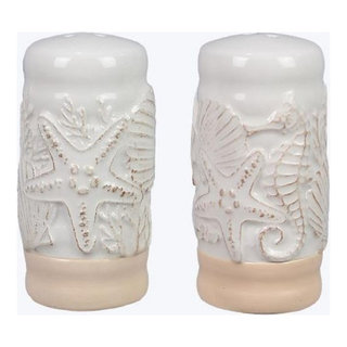 Design Imports Cows Ceramic Salt & Pepper Shakers