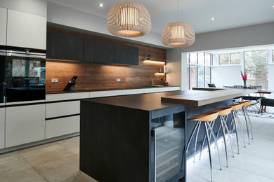 Open plan contemporary kitchen for new build home - Bury St Edmunds