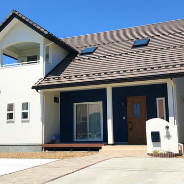 アクセントカラーがポイント☆北欧風注文住宅