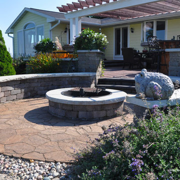 Mega Arbel Pavers & Fire Pit