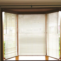 Bay Window Treatments - Venetian Blinds