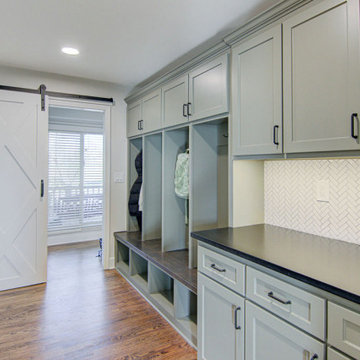 Modern Rustic Farmhouse Kitchen + Mudroom + Bathroom Remodel