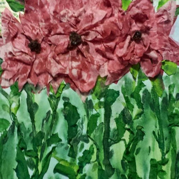 Mixed Media Flowers