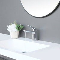 STYLISH Single Handle Bathroom Faucet - Polished Chrome