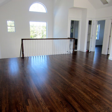 SOUTHAMPTON REFINSH WHITE OAK - ESPRESSO/DARK WALNUT BLEND STAIN + BONA MEGA CLR