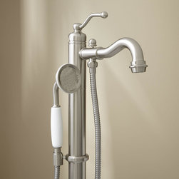 Leta Freestanding Tub Faucet with Hand Shower - Bathtub Faucets