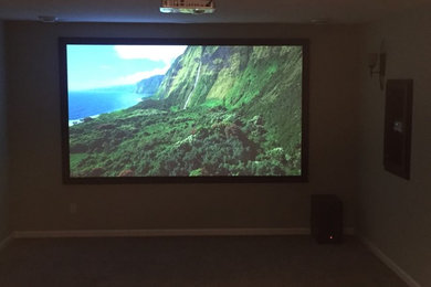 Example of a home theater design in Milwaukee