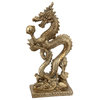 12" Standing Long Dragon Statue