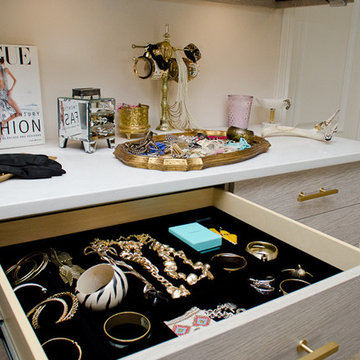 Luxurious Transitional Closet