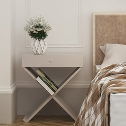 тумба Bonn серая - Nightstands And Bedside Tables